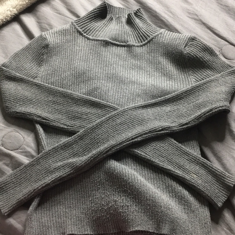 Pink republic grey Turtleneck sweater 🤍